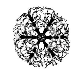 Потолочный светильник Brand van Egmond Flower Power FPP100, фото 1