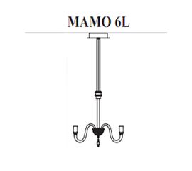 Люстра Facon de Venise CHANDELIER MAMO 6L, фото 1