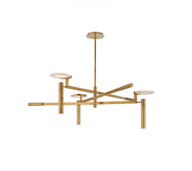 Люстра Visual Comfort Melange Large Floating Disc Chandelier, фото 1