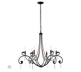 Люстра Hubbardton Forge Stella 6 Arm Chandelier, фото 1