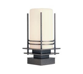 Уличный фонарь Hubbardton Forge Banded Outdoor Pier Mount, фото 1
