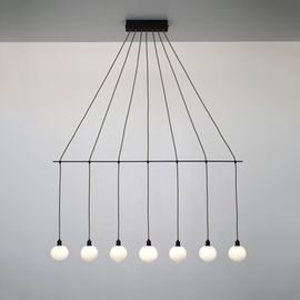 Подвесной светильник SkLO drape linear 7 chandelier, фото 1
