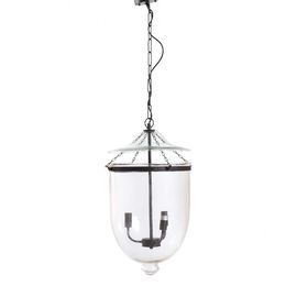 Подвесной светильник Becara Small glass and dark bronze ceiling lamp, фото 1
