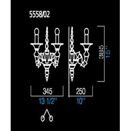 Настенный светильник Barovier&amp;Toso 5558/02, фото 1