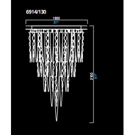 Потолочный светильник Barovier&amp;Toso 6914/130, фото 1