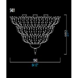 Потолочный светильник Barovier&amp;Toso 5401, фото 1