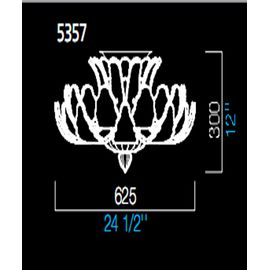 Потолочный светильник Barovier&amp;Toso 5357, фото 1