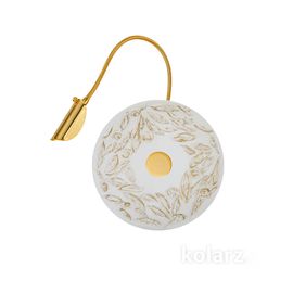 Настенный светильник Kolarz LUNA, Libertà White/Antique, Ø20/8, фото 1