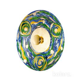 Настенный светильник Kolarz LUNA, Aqua Blue, Ø42/18, фото 1