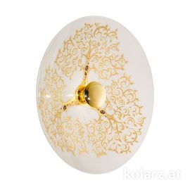 Настенный светильник Kolarz LUNA, Albero Gold, Ø89/20, фото 1