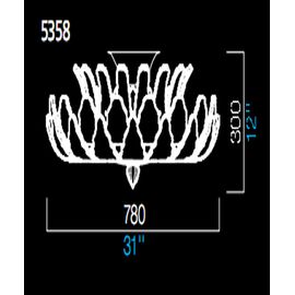 Потолочный светильник Barovier&amp;Toso 5358, фото 1