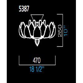 Потолочный светильник Barovier&amp;Toso 5387, фото 1