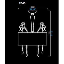Потолочный светильник Barovier&amp;Toso 7046, фото 1