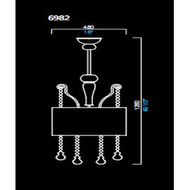 Потолочный светильник Barovier&amp;Toso 6982, фото 1