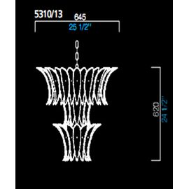 Подвесной светильник Barovier&amp;Toso 5310/13, фото 1