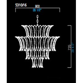 Подвесной светильник Barovier&amp;Toso 5310/16, фото 1