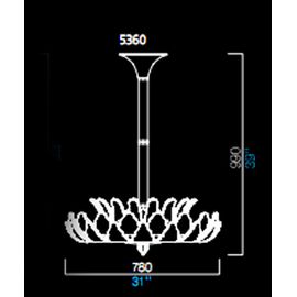 Потолочный светильник Barovier&amp;Toso 5360, фото 1