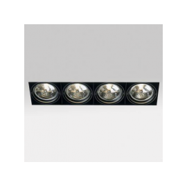 Встраиваемый в потолок светильник Delta Light GRID IN TRIMLESS 4LINE QR, фото 1