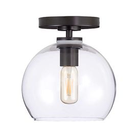Потолочный светильник Crate and Barrel Arren Flush Mount Light with Round Shade, фото 1