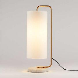 Настольная лампа Crate and Barrel Oralee Cylinder Table Lamp, фото 1