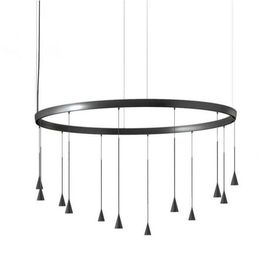 Подвесной светильник BOVER Skybell Circle S/12L/40, фото 1