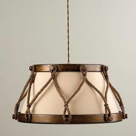 Подвесной светильник Lustrarte Rustico Tambor Mod.529, фото 1