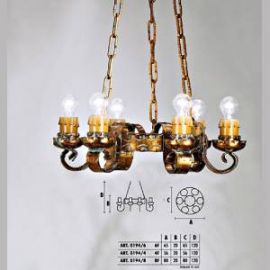 Подвесной светильник  Longobard TOLEDO 0194/4 4F, фото 1