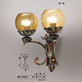 Настенный светильник  Longobard TOLEDO 7242/A 2F, фото 1