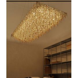 Подвесной светильник Lolli e Memmoli Ugolino rectangular 40x100, фото 1