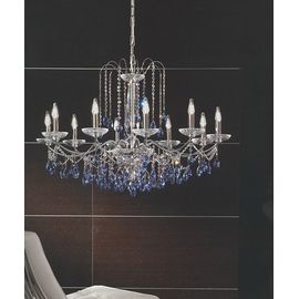 Люстра Emozioni Italiane MI/Orvieto/72/8 SW nic blue, фото 1