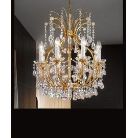 Люстра Emozioni Italiane MI/Jolly/53/8 old gold SW, фото 1