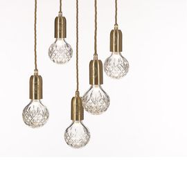 Подвесной светильник Lee Broom Clear Crystal Bulb Chandelier, фото 1
