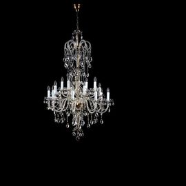 Люстра ArtGlass THEODORA XVI. dark patina, фото 1