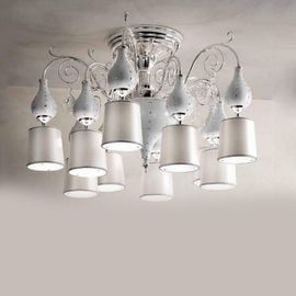 Потолочный светильник Masiero Luxury Grace white / black PL10, фото 1