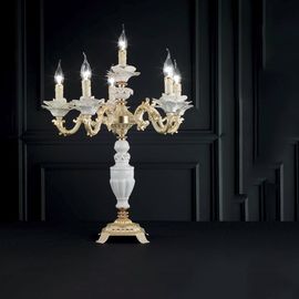 Настольная лампа Ciciriello Lampadari Marica lampada 5+1 luci, фото 1