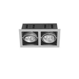 Встраиваемый в потолок светильник Paulmann Premium Line Cardano GU10, 2x50W 75302, фото 1