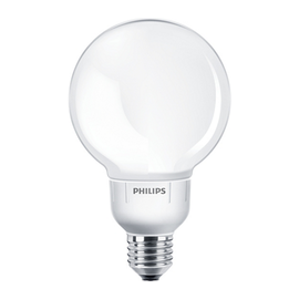 Люминесцентная лампа Philips Softone Globe 12W WW E27 G93 1CH/4, фото 1