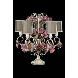 Настольная лампа Pataviumart Jade Flowers TL1351/05AB, фото 1