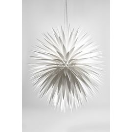 Подвесной светильник Jeremy Cole White Flax Flush Mount, фото 1