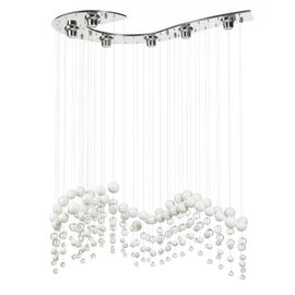 Подвесной светильник OR ILLUMINAZIONE 1024 CR CRISTALLO BIANCO, фото 1