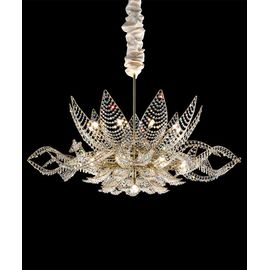 Подвесной светильник IDL Ninfea 436/18+1 oro, фото 1