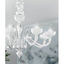 Люстра IDL Epoque 446/8 bianco, фото 1