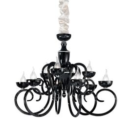 Люстра IDL Baroque 449/6+3 nero, фото 1