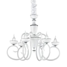 Люстра IDL Baroque 449/6 bianco, фото 1