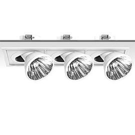 Карданный металлогалогенный светильник Bosma RONI trio, фото 1