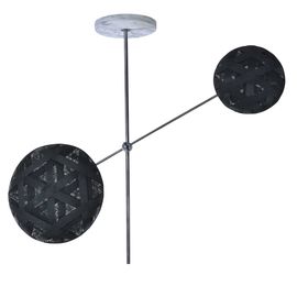 Подвесной светильник Forestier Structure Suspension Chanpen 2 Lights, фото 1
