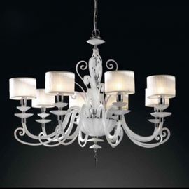 Люстра Avivo Lighting ALICANTE WHITE SHADE L8, фото 1