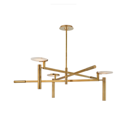 Люстра Visual Comfort Melange Large Floating Disc Chandelier, фото 1