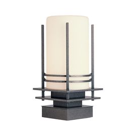 Уличный фонарь Hubbardton Forge Banded Outdoor Pier Mount, фото 1