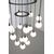 Подвесной светильник SkLO drape circle 18 chandelier, фото 2